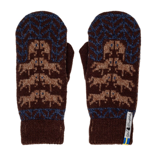 Gotland Pattern Swedish Mittens By Ojbro Vantfabrik