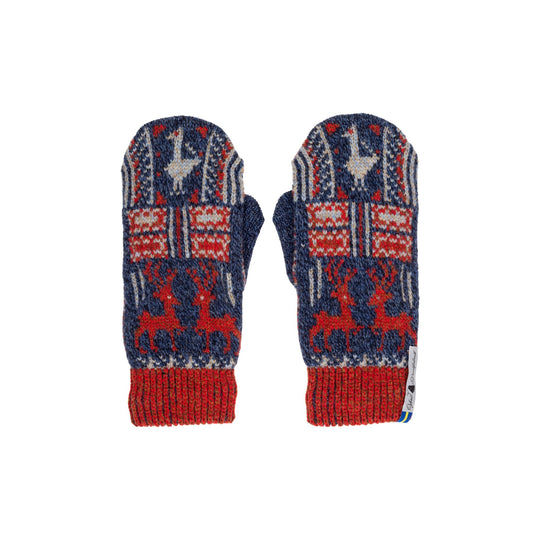 Scania Pattern Swedish Mittens By Ojbro Vantfabrik