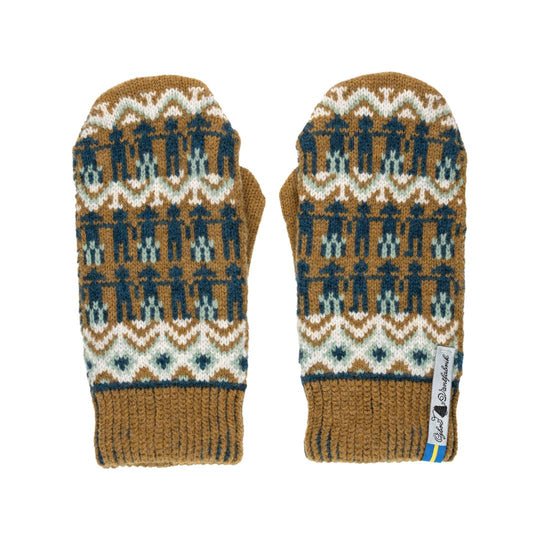 Koren Pattern Swedish Mittens By Ojbro Vantfabrik