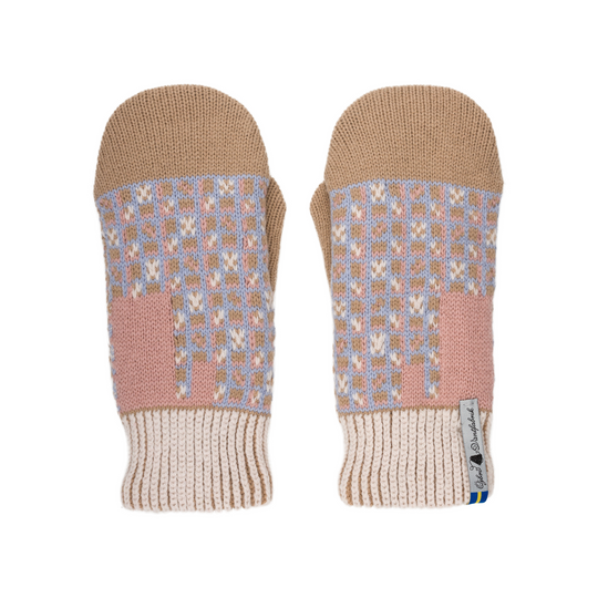 Geometri Ragna Pattern Swedish Mittens By Ojbro Vantfabrik