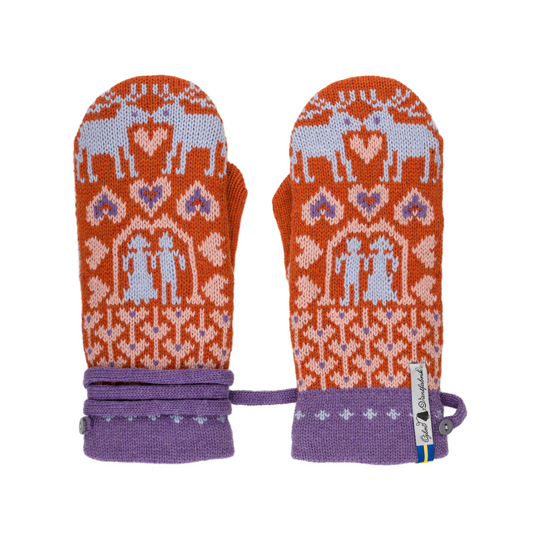 Fästfolk Pattern Swedish Mittens By Ojbro Vantfabrik