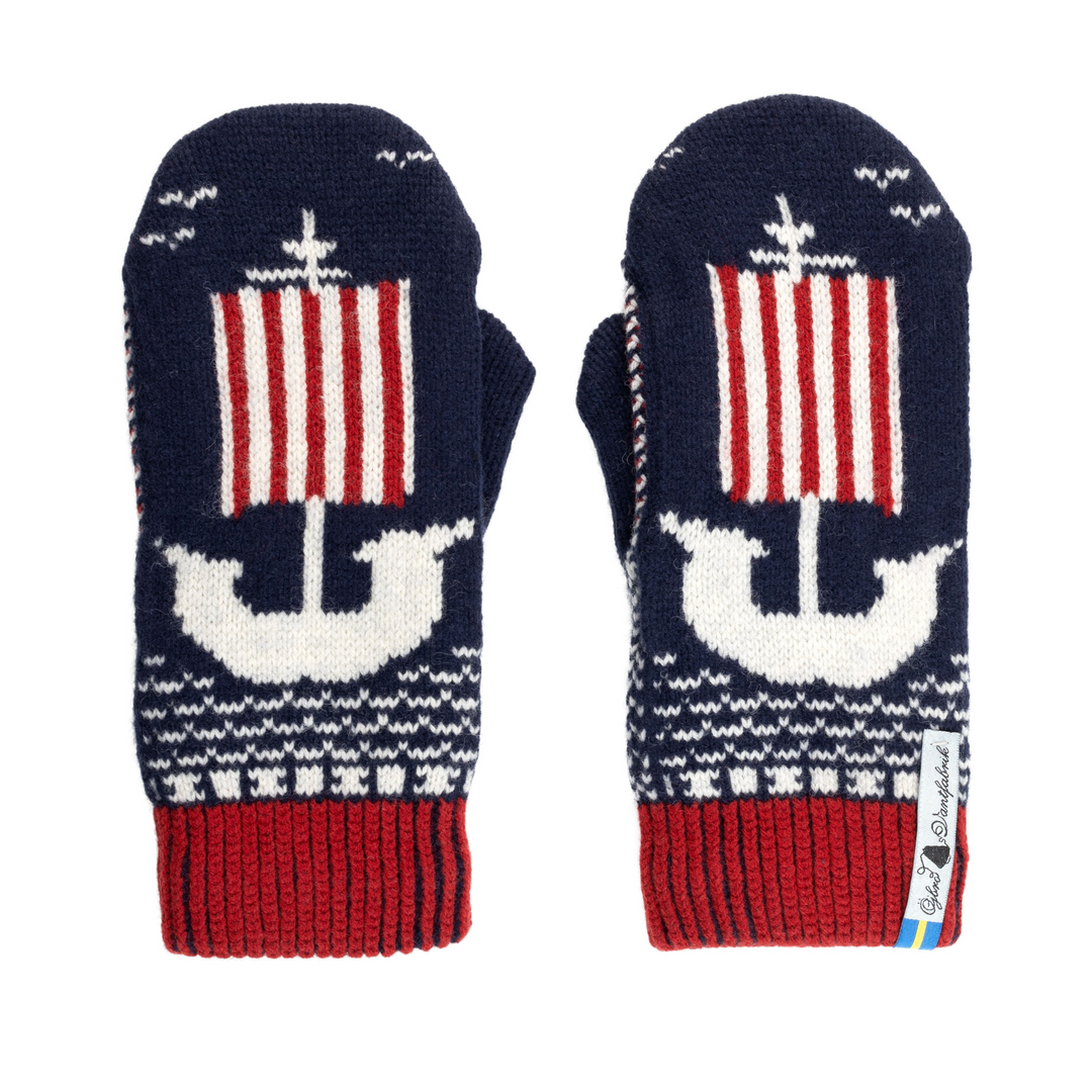 Hansa Koggen Pattern Swedish Mittens By Ojbro Vantfabrik