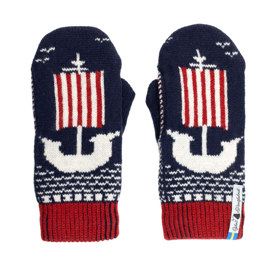 Hansa Koggen Pattern Swedish Mittens By Ojbro Vantfabrik