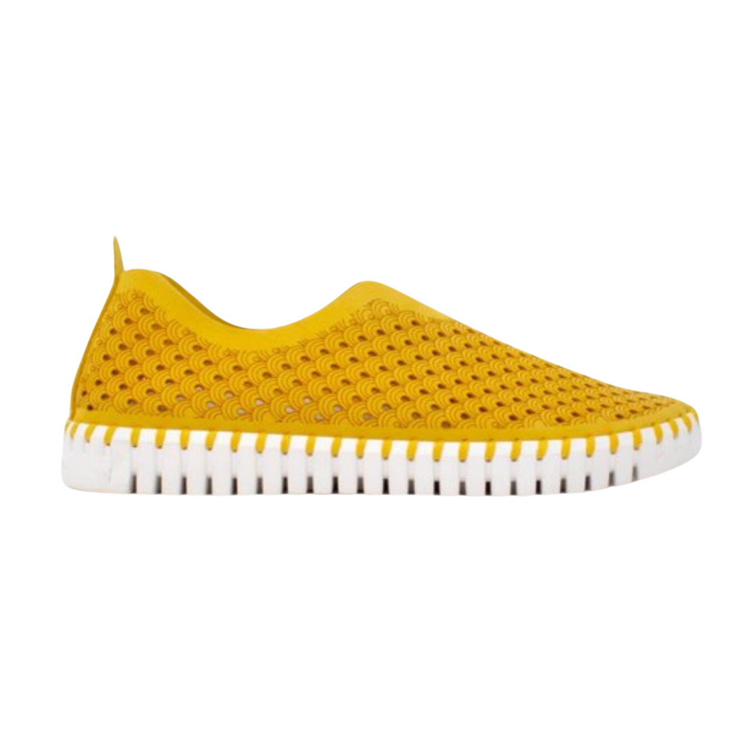 Tulip Platform Loafer Shoe - Golden Rod