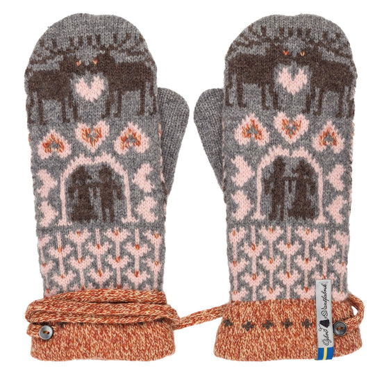 Fästfolk Pattern Swedish Mittens By Ojbro Vantfabrik