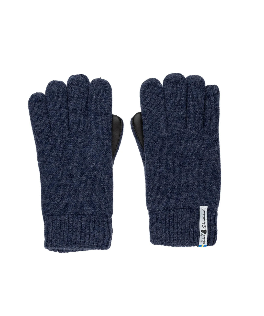 Swedish Merino Wool Touchscreen Gloves - Karg Pattern By Ojbro Vantfabrik
