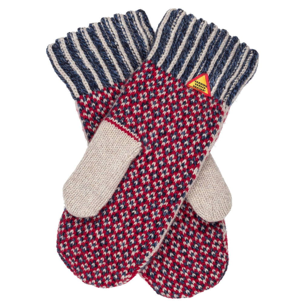 Lycksele Pattern Swedish Mittens By Ojbro Vantfabrik
