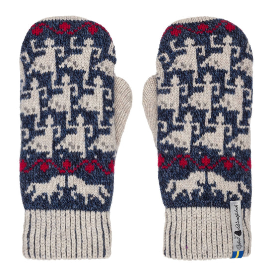 Ringdans Pattern Swedish Mittens By Ojbro Vantfabrik