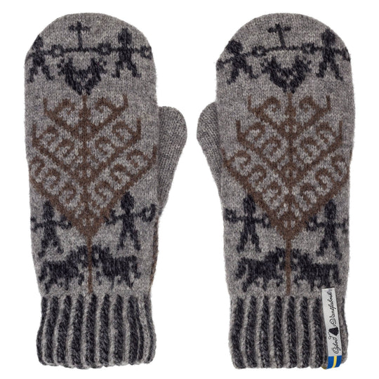 Yggdrasil Pattern Swedish Mittens By Ojbro Vantfabrik