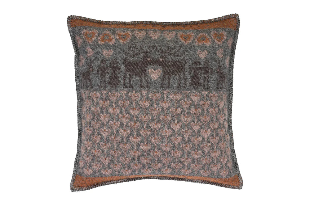 Ojbro Wool Pillow in Fastfolk Design