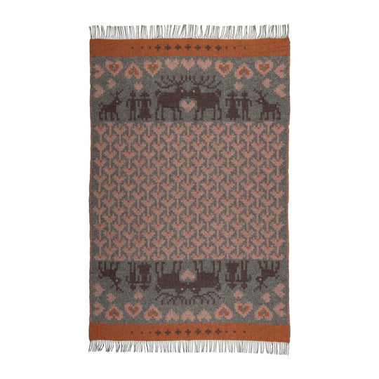 Fastfolk Pattern Wool Blanket Ojbro Vantfabrik