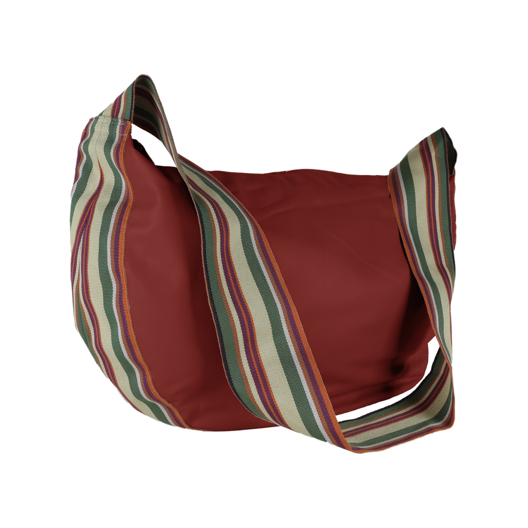 Leather Band Handbag - Marco Tadini