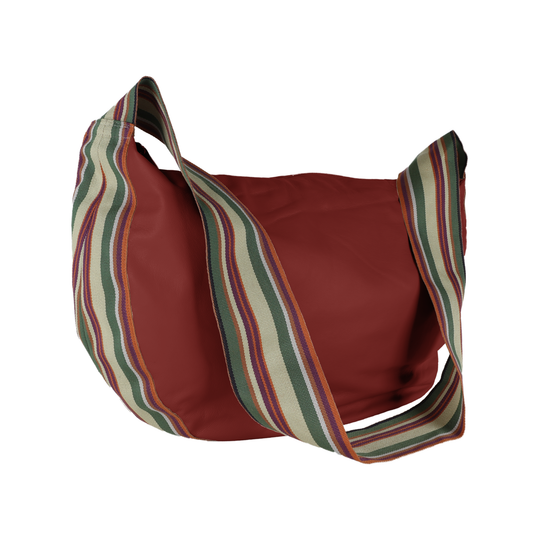 Leather Band Handbag - Marco Tadini