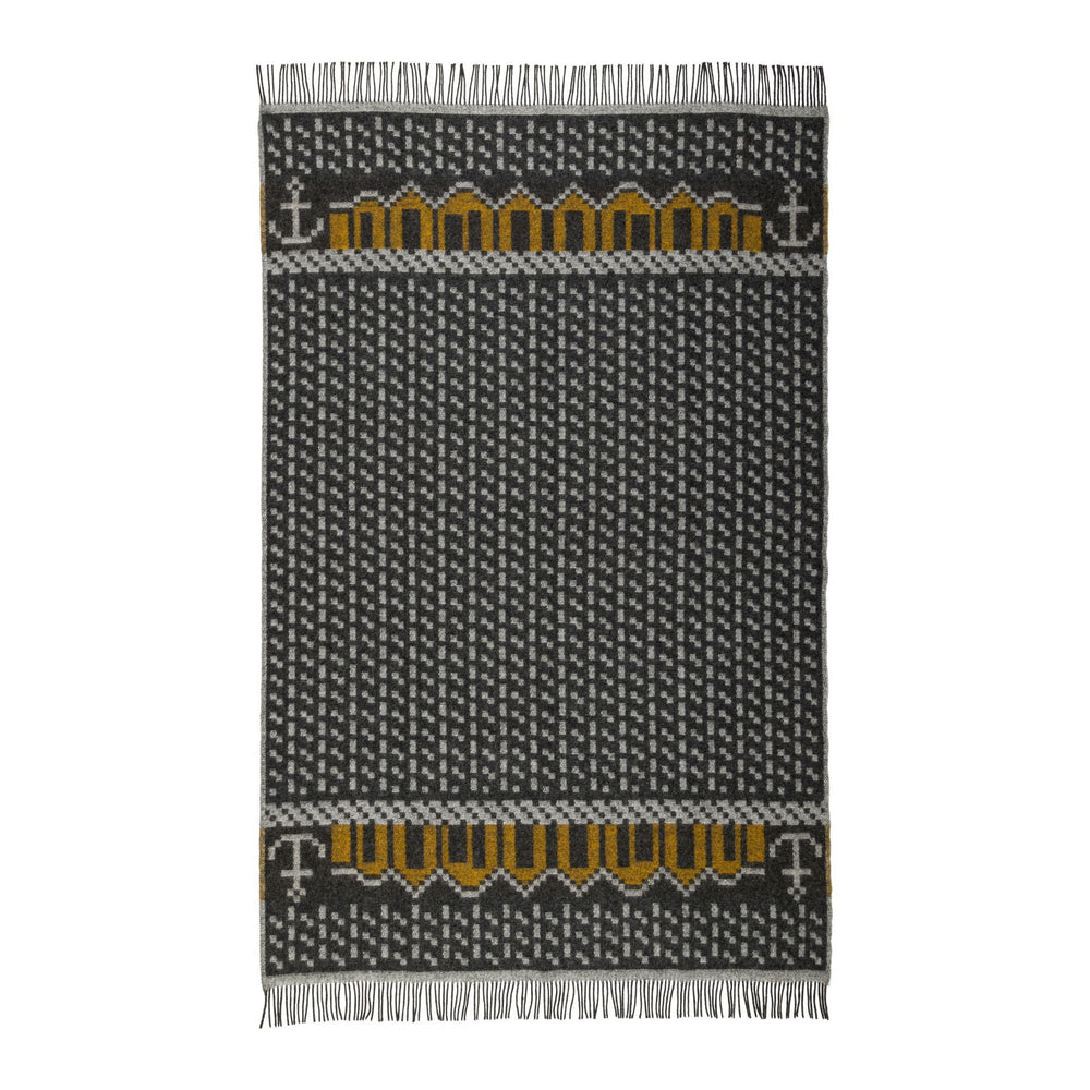 Skafto Pattern Wool Blanket Ojbro Vantfabrik