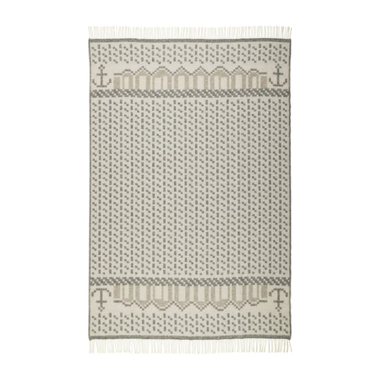 Skafto Pattern Wool Blanket Ojbro Vantfabrik