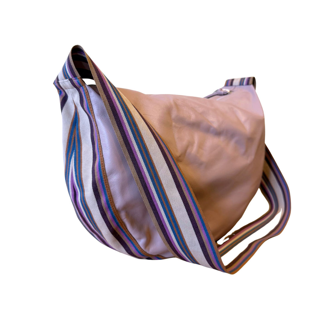 Leather Band Handbag - Marco Tadini