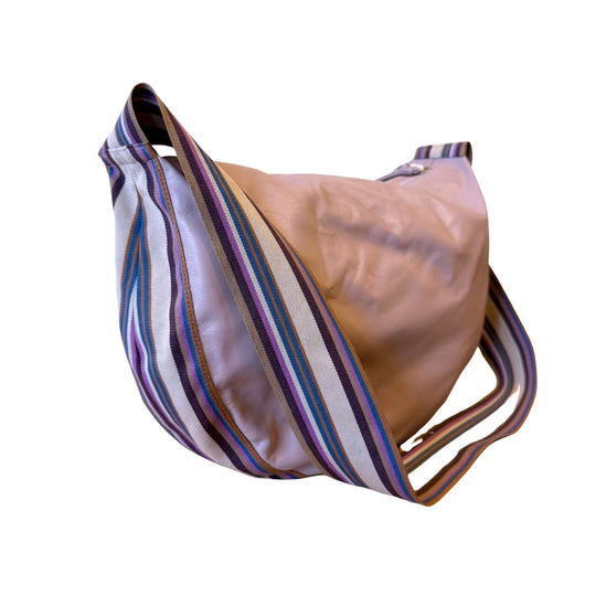 Leather Band Handbag - Marco Tadini