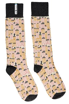 Below Knee Wool Socks- Gamla Stan Pattern By Ojbro Vantfabrik