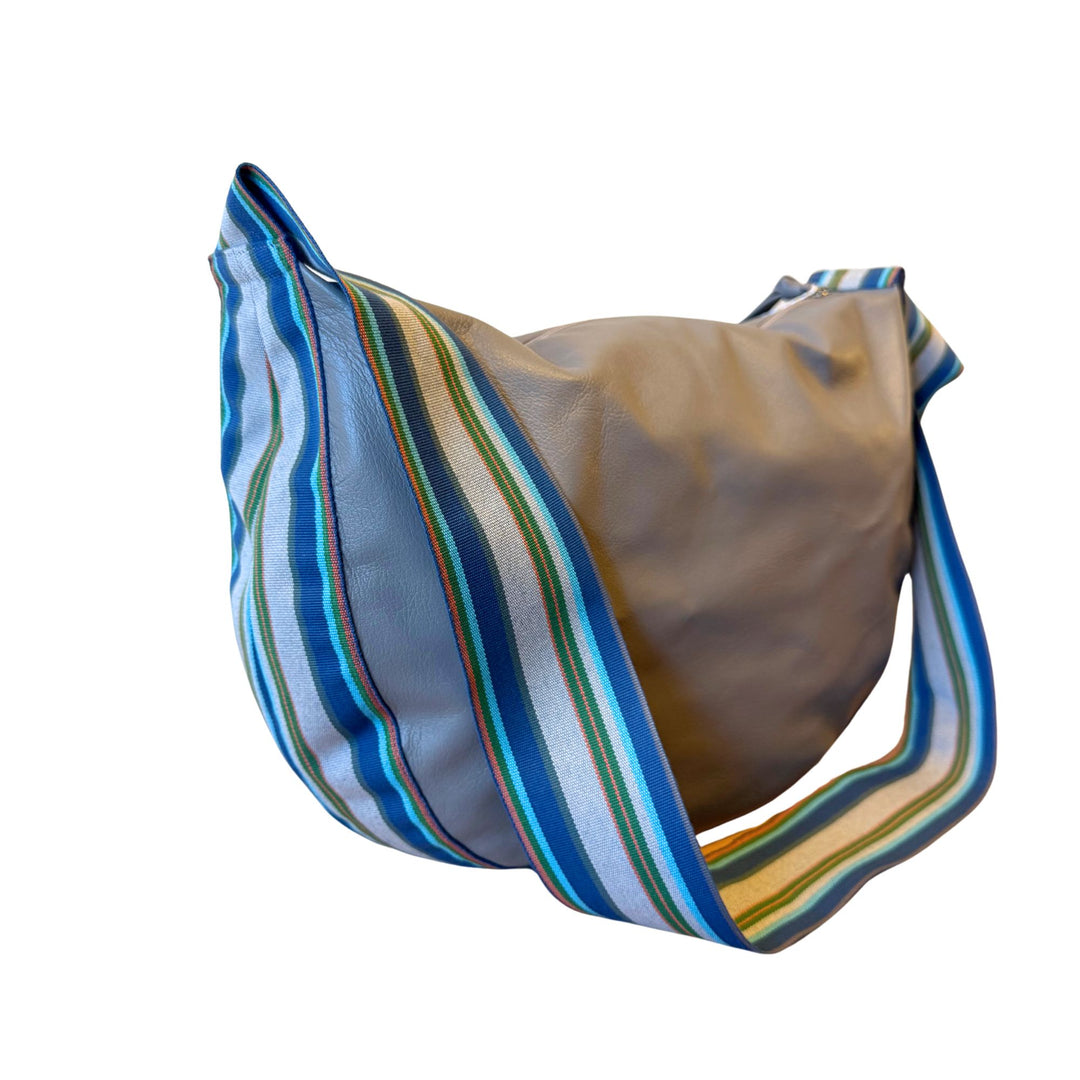 Leather Band Handbag - Marco Tadini