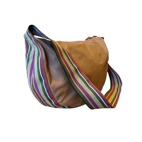 Leather Band Handbag - Marco Tadini