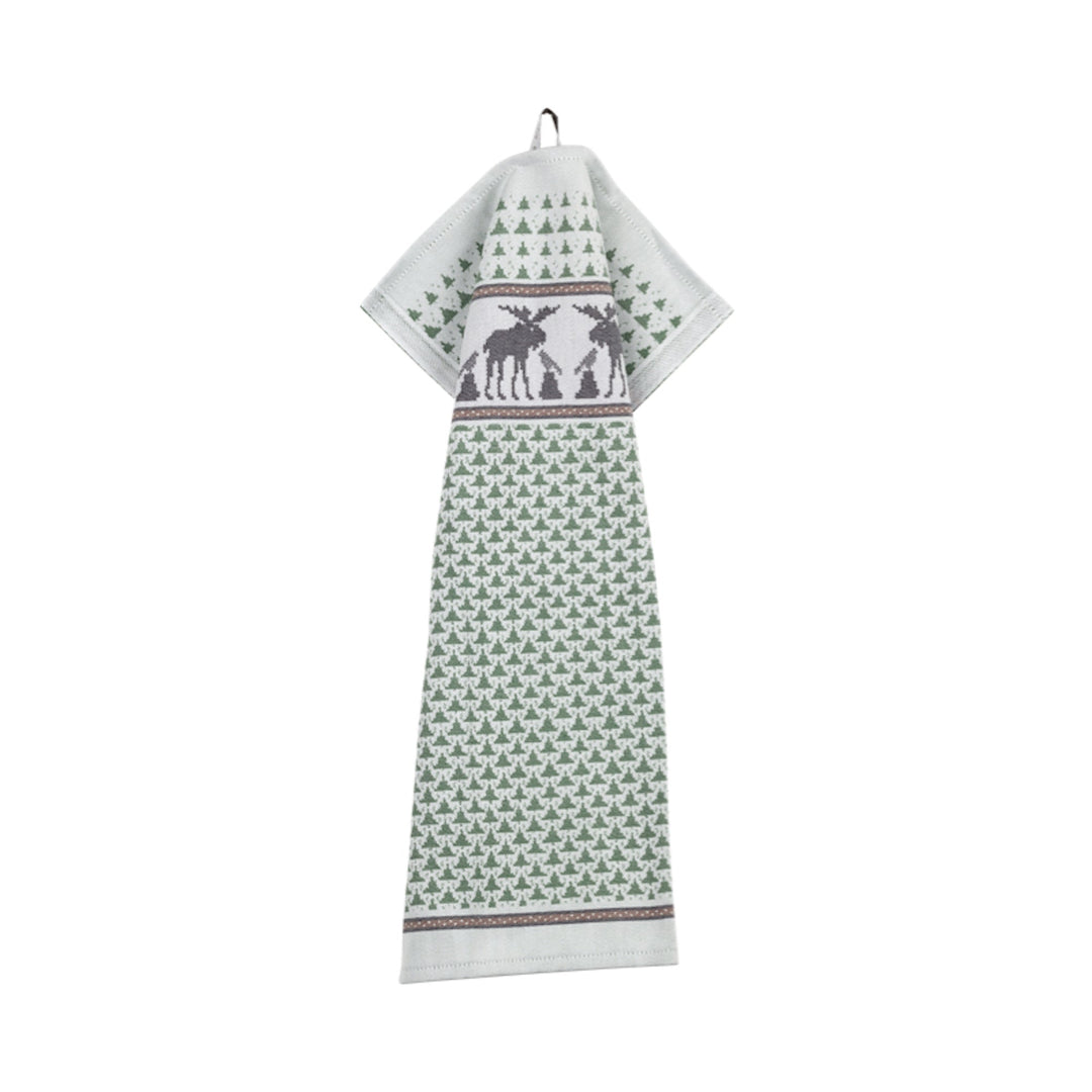 Skogen Pattern Swedish Cotton Towel Ojbro Vantfabrik