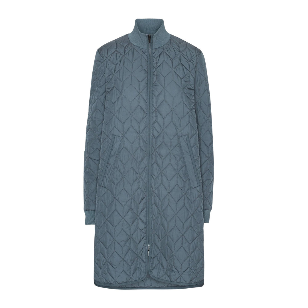 Padded Quilt Coat - Ombre Blue-By Ilse Jacobsen