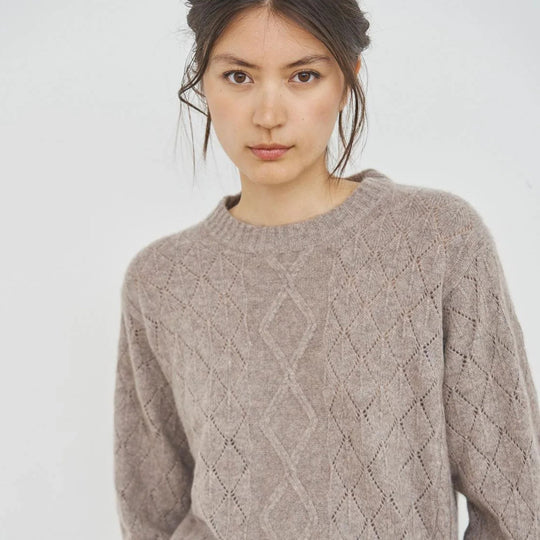 Christine Cable Sweater - Care By Me