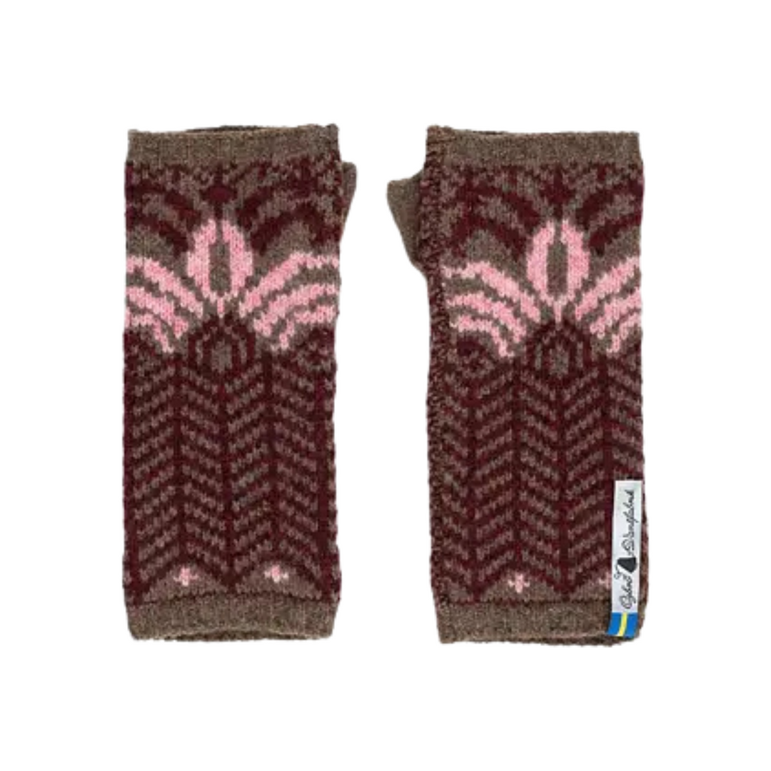 Fager Pattern Swedish Wrist Warmers By Ojbro Vantfabrik