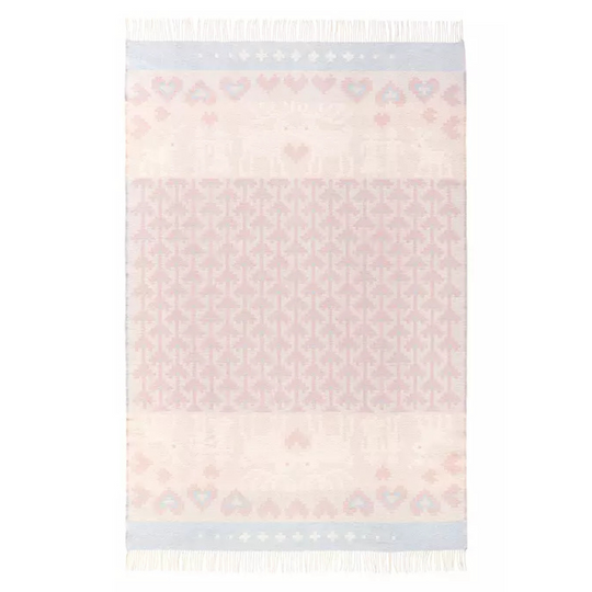 Fastfolk Pattern Wool Blanket By Ojbro Vantfabrik