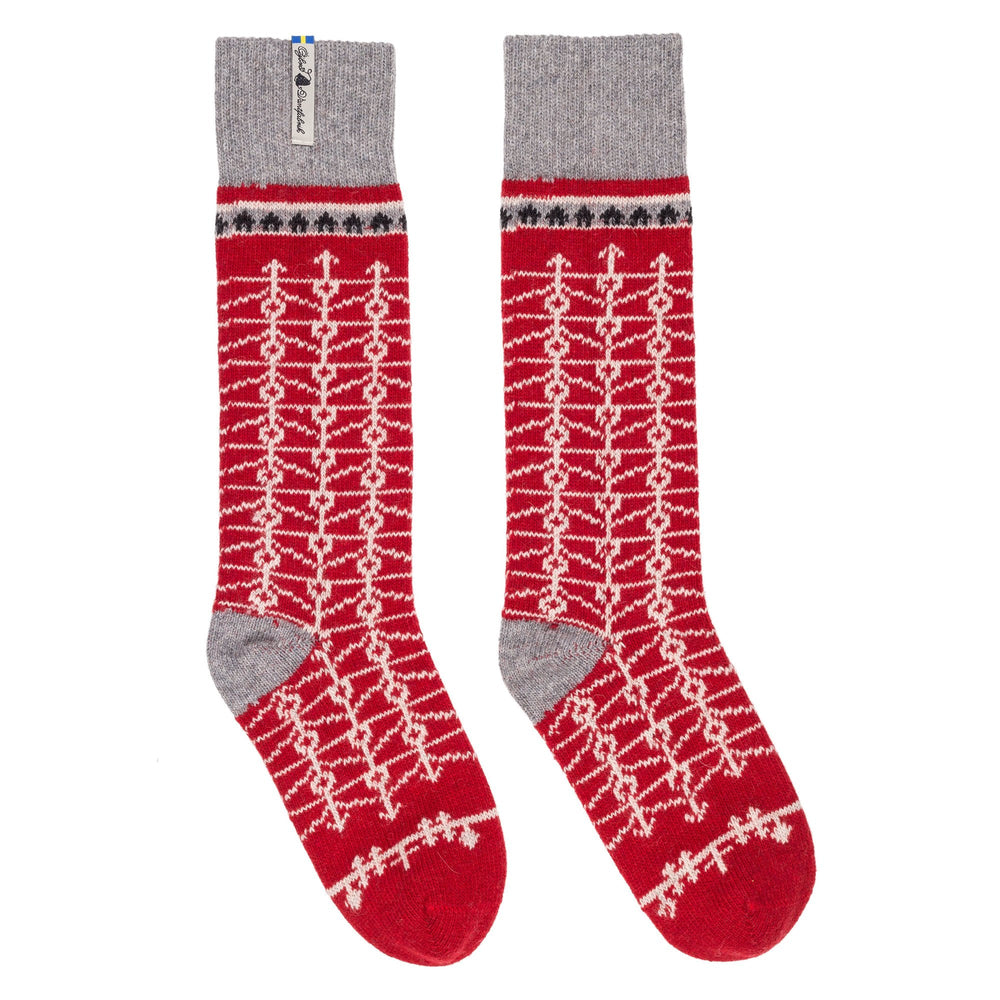 Below Knee Wool Socks, Eksharad Pattern By Ojbro Vantfabrik