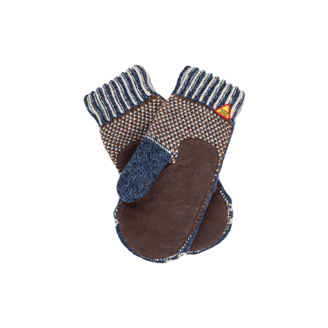 Yggdrasil Pattern Suede Palm Swedish Mittens Ojbro Vantfabrik